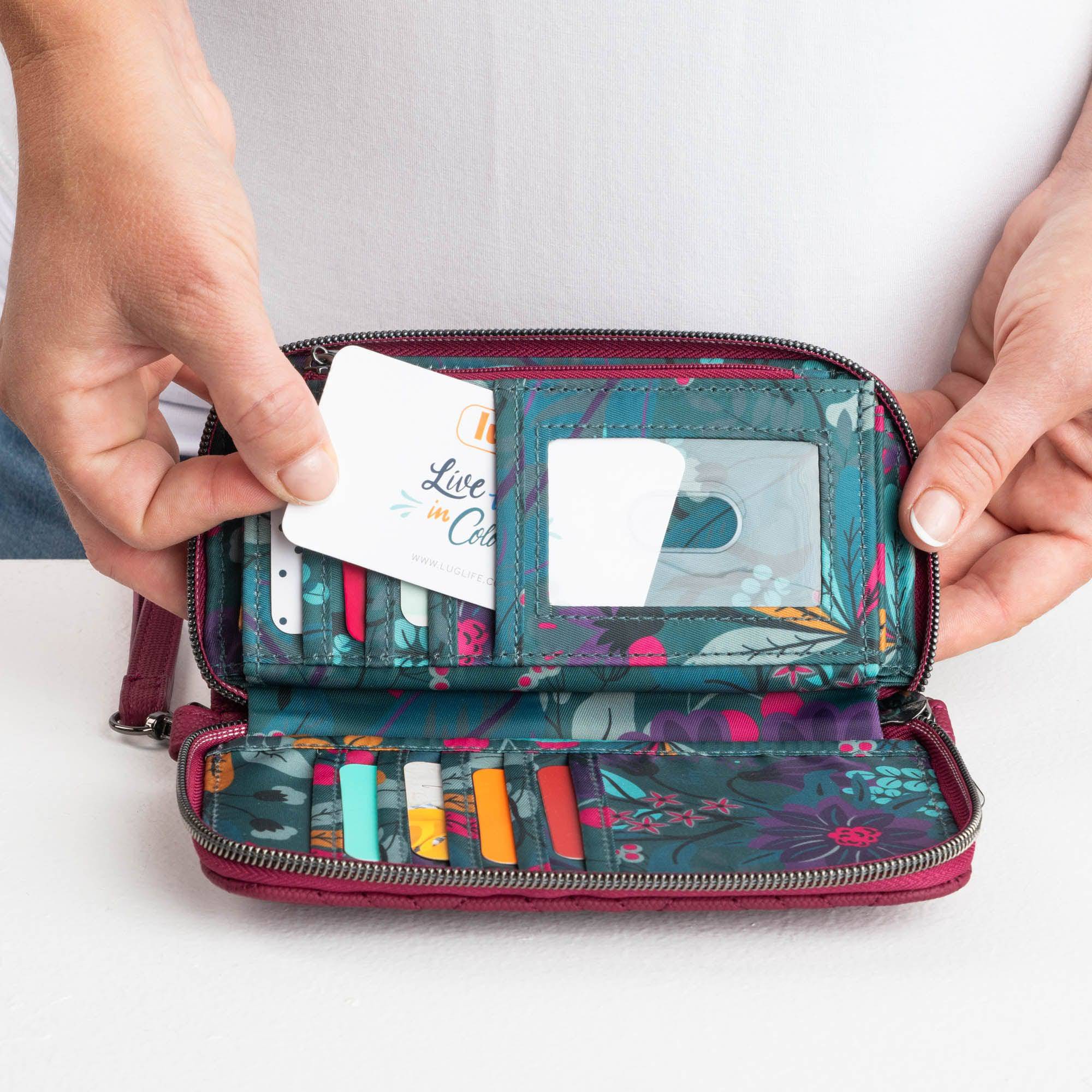 Whirly Matte Luxe VL RFID Wristlet Wallet - - WhirlyML_Lifestyle_02